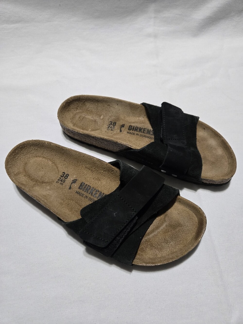 Birkenstock Oita Black Sandals sz 38 EU